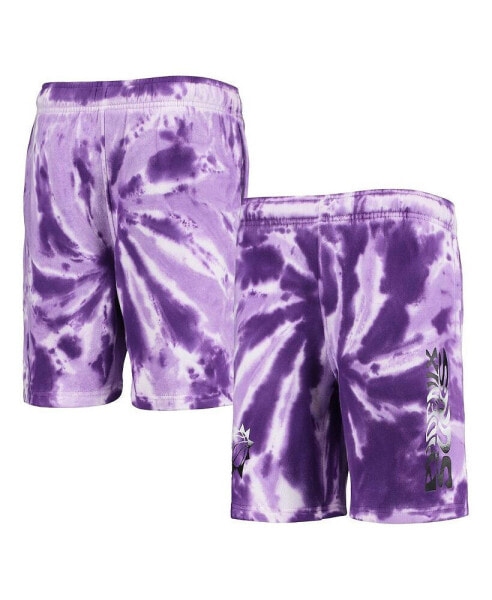Шорты для малышей OuterStuff Фиолетовые санта-моника с эффектом ти-дай Teuchos феникс Suns