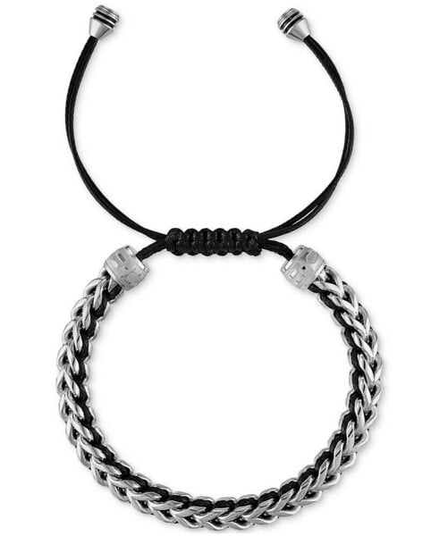 Men's Icon Cord Bracelet in Stainless Steel