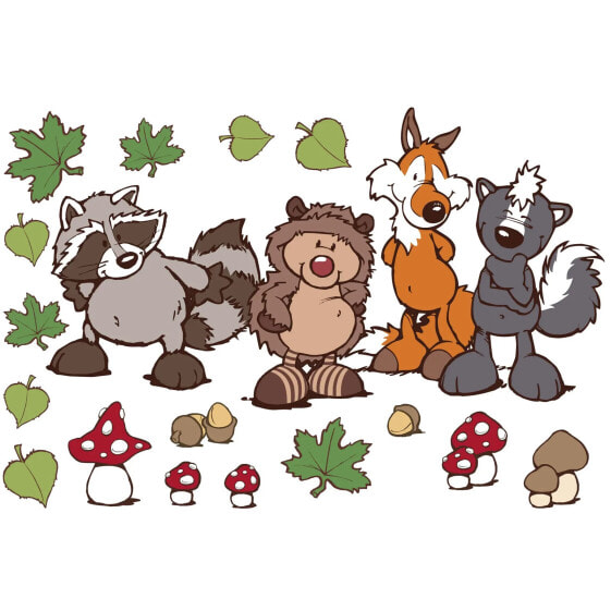 NICI - Forest Friends - Igel Fuchs & Co