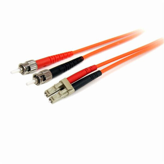 Fiber Optic Cable - Multimode Duplex 62.5/125 - LSZH - LC/ST - 2 m - 2 m - OM1 - LC - ST