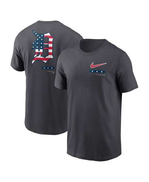 Men's Anthracite Detroit Tigers Americana T-shirt