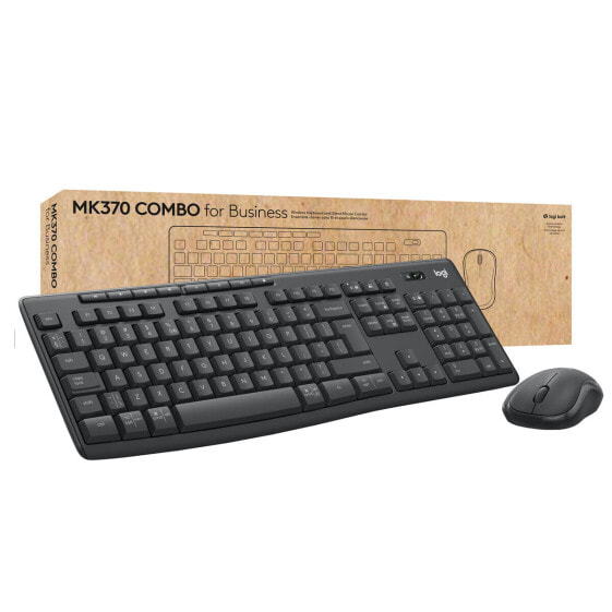 Клавиатура и мышь Logitech MK370 Графитовый немецкий QWERTZ