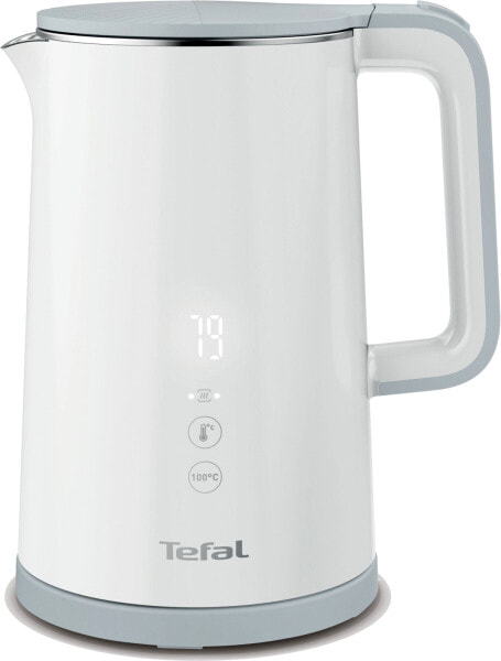 TEFAL Sense KO693110 - 1.5 L - 1800 W - White - Adjustable thermostat - Water level indicator - Cordless