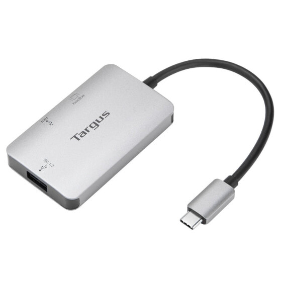Targus ACA948EU - USB 3.2 Gen 1 (3.1 Gen 1) Type-C - HDMI - USB 3.2 Gen 1 (3.1 Gen 1) Type-A - USB 3.2 Gen 1 (3.1 Gen 1) Type-C - 5000 Mbit/s - Silver - 100 W - USB
