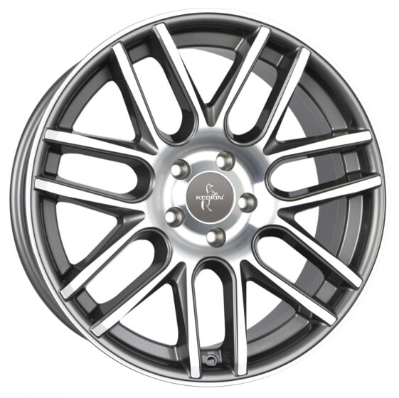 Колесный диск литой Keskin KT14 Concave palladium front polish 8x19 ET30 - LK5/112 ML66.6