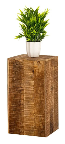 Blumensäule Holz 27x50cm Massivholz