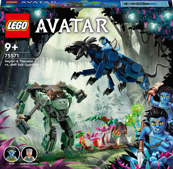 Lego Avatar 75571 Neytiri und The Thanator Vs. Quaritch im Amp -Exoskelett, Spielzeug