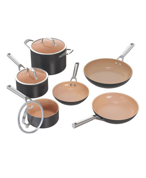 Extended Life Premium Ceramic 9-Piece Cookware Set