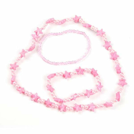 Набор из ожерелья и браслетов Inca Розовый Детский