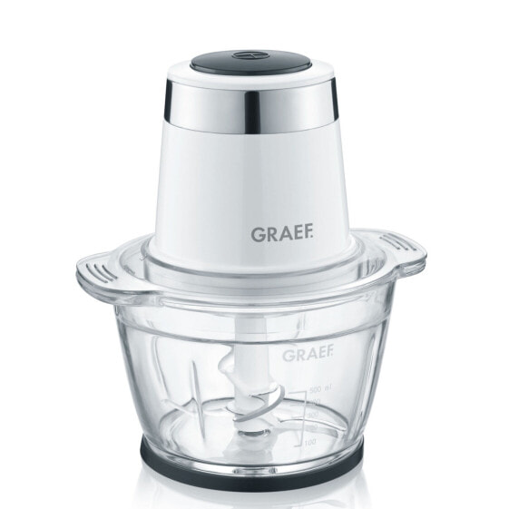 Graef CH501EU - 1 L - White - Glass - Stainless steel - Buttons - 500 W