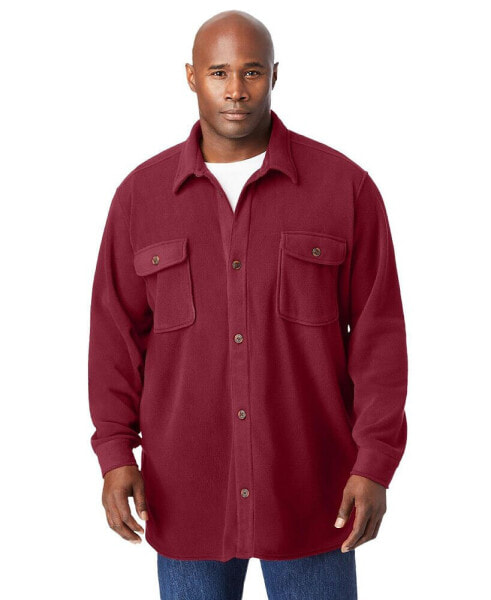 Big & Tall Microfleece Shirtjacket