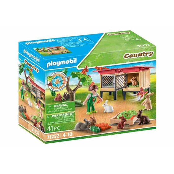 Игровой набор Playmobil 71252 Country Rabbit Hutch (Ферма с кроликами)