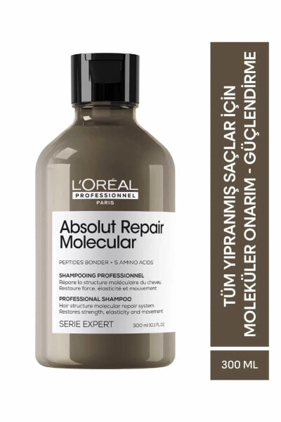Eva.113Serie Expert Absolut Repair Molecular Tüm Yıpranmış Saçlar İçin Arındırıcı Şampuan 300 ml