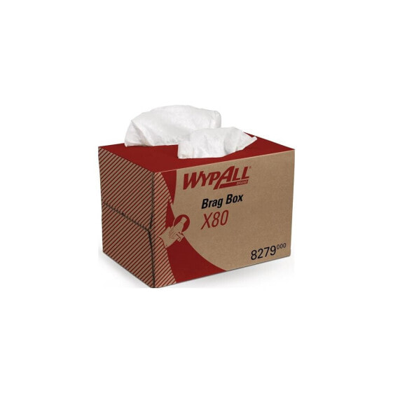 Wypall Wischtuch WypAll® X80 8279 L424xB282ca. mm weiß 1-lagig