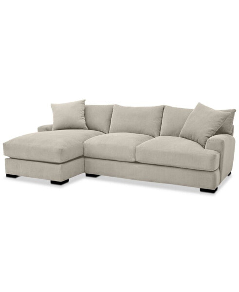 Rhyder 2-Pc. Fabric Sectional Sofa with Chaise, Created for Macy's