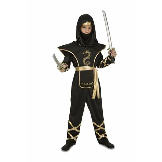 Costume for Children My Other Me Ninja 7-9 Years Black (4 Pieces)