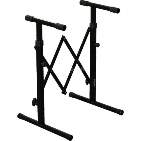 GVI Keyboard Stand, black 60-78 cm, stor. place 30 cm