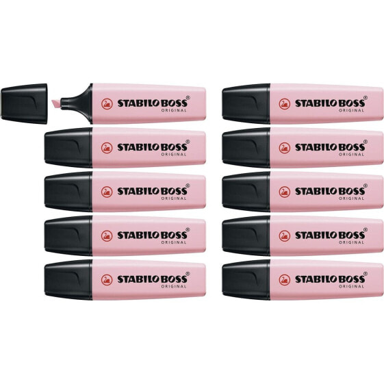 Флуоресцентный маркер Stabilo Boss Original Розовый 10 Предметы (1 штук)
