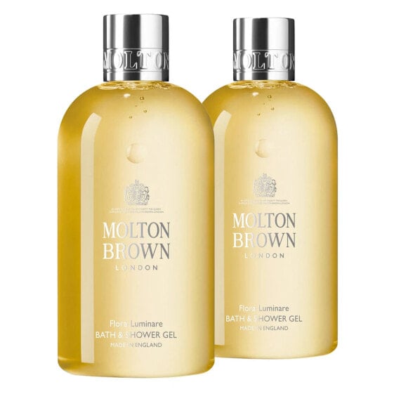 Molton Brown Flora Luminare Bath & Shower Gel Doppelpack (2er Set)