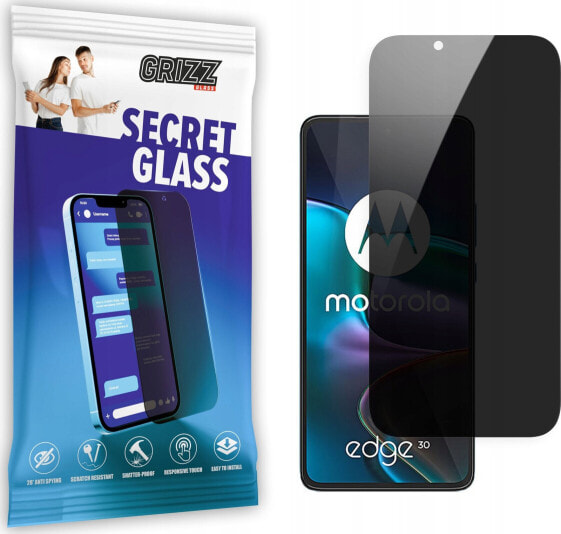 GrizzGlass Szkło prywatyzujące GrizzGlass SecretGlass Motorola Edge 30 Neo