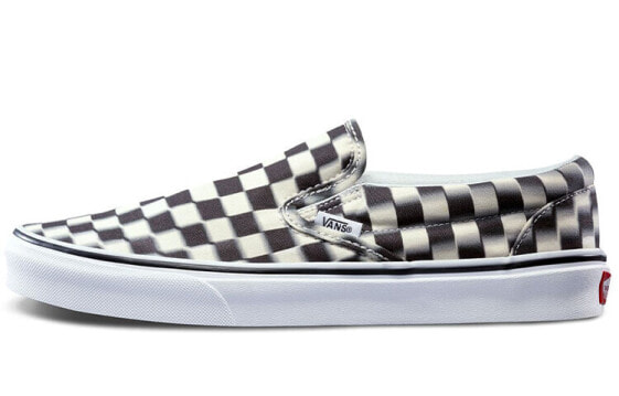 Черно-белые мужские слипоны Vans Slip-On VN0A38F7VJM