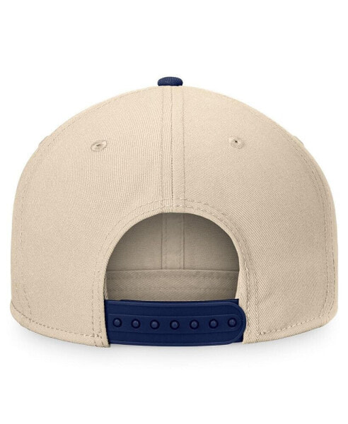 Men's Cream/Navy New York Rangers Goalaso Snapback Hat