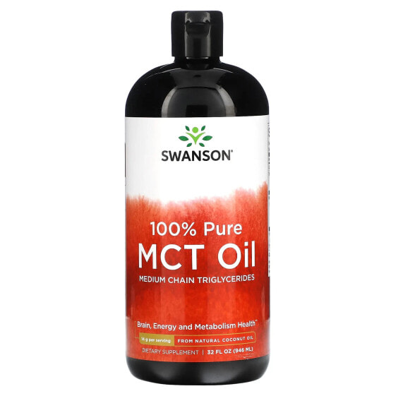 Масло MCT 100% чистое Swanson 946 мл