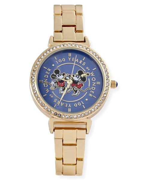 Часы ACCUTIME Disney 100th Anniversary Gold-Tone Watch