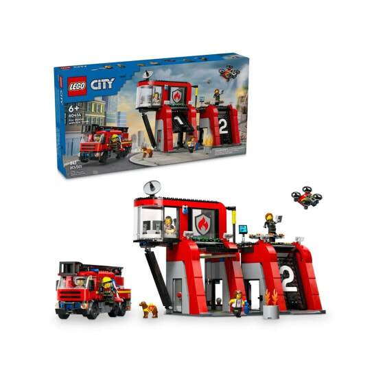 Игровой набор Lego 60414 Fire station with Fire engine City (Город)