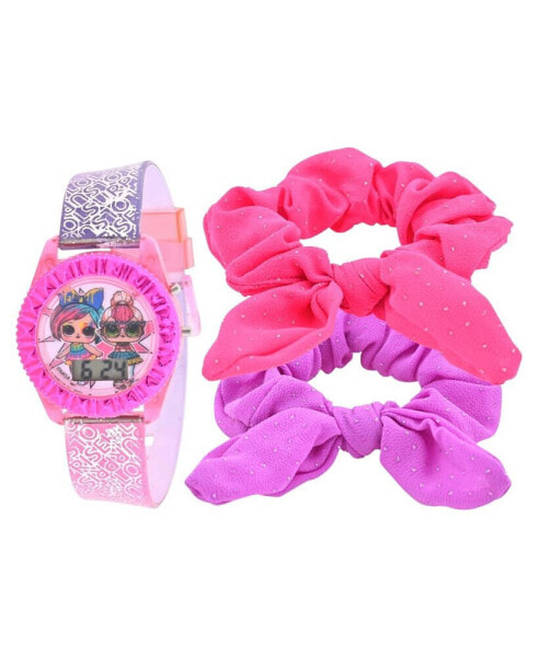 Girl's MGA Entertainment LOL OMG Surprise Multi-Color Silicone Watch 36mm Set