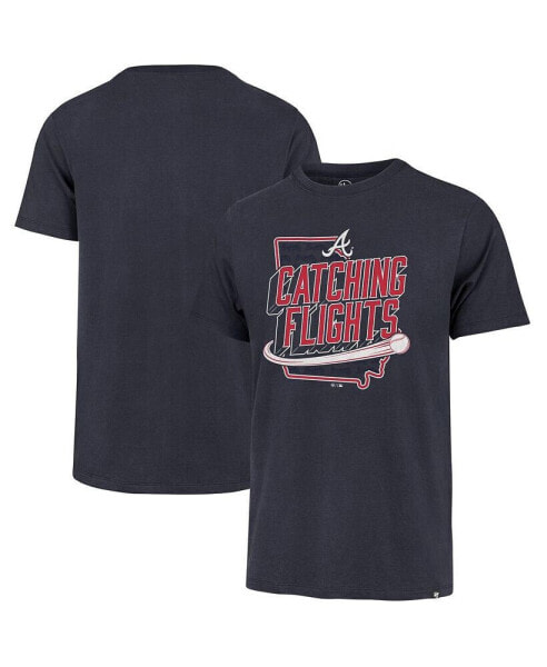 Men's Navy Atlanta Braves Regional Franklin T-shirt