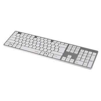 Hama Rossano - Full-size (100%) - Wired - USB - Silver - White