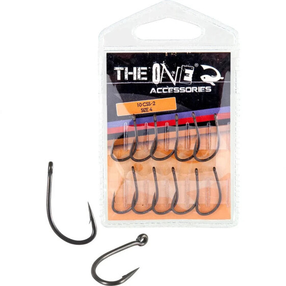 Рыболовный крючок THE ONE FISHING CCS-2 Single Eyed Hook Gray