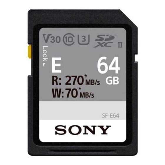 SONY UHS-II Class 10 U3 V30 64GB memory card