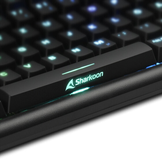 Sharkoon SKILLER SGK30 - Full-size (100%) - USB - Mechanical - QWERTZ - RGB LED - Black