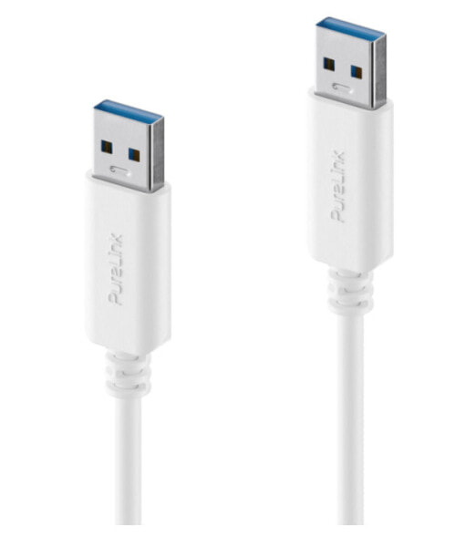 PureLink IS2400-005 - 0.5 m - USB A - USB A - USB 3.2 Gen 1 (3.1 Gen 1) - White