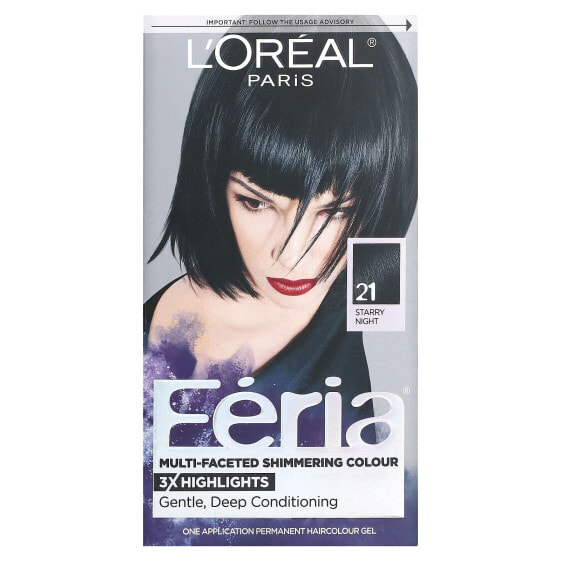 Feria, Multi-Faceted Shimmering Colour, 21 Starry Night, 1 Application