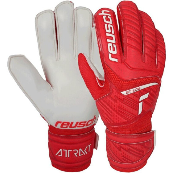 Вратарские перчатки Reusch Attrakt Solid M 51 70 515 3002 для футбола