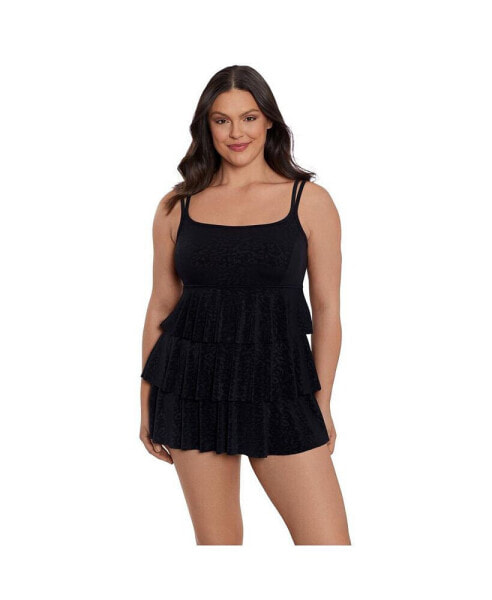 Women's Triple Tier Swim Dress