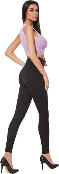 Leggings für Damen mit Push-up-Effekt Amparo black - Bas Bleu XL (48)