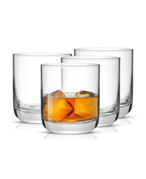 Nova Short Whiskey Glasses Set - Set of 4