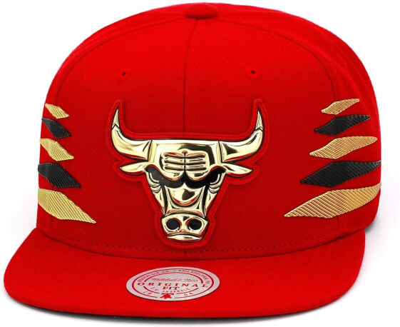 [6HSSMO18270-CBURED1] MENS MITCHELL & NESS NBA CHICAGO BULLS DIAMOND SNAPBACK