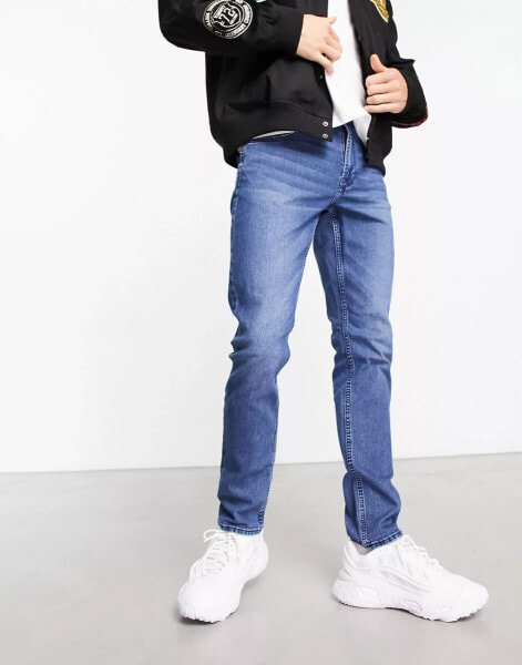 ONLY & SONS Loom slim fit jeans in mid wash