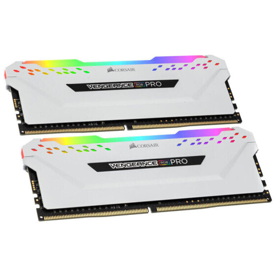 Corsair Vengeance RGB Pro DDR4-2666 RAM, CL16, XMP - 32 GB Dual-Kit, weiß