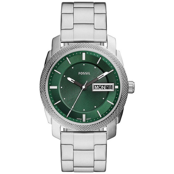 Мужские часы Fossil FS5899 Зеленый Серебристый