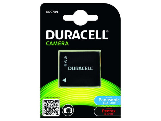 Duracell Camera Battery - replaces Panasonic CGA-S005 Battery - 1100 mAh - 3.7 V - Lithium-Ion (Li-Ion)