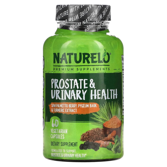 Витамины для мужского здоровья NATURELO Prostate & Urinary Health, 60 вегетарианских капсул