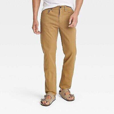 Men's Slim Five Pocket Pants - Goodfellow & Co Brown 30x32