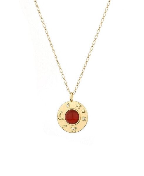 Disc Pendant Necklace