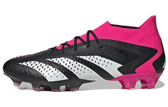 adidas Predator Accuracy.1 AG 防滑耐磨 软人造草坪足球鞋 男女同款 黑粉白 / Кроссовки Adidas Predator Accuracy.1 AG GW4624